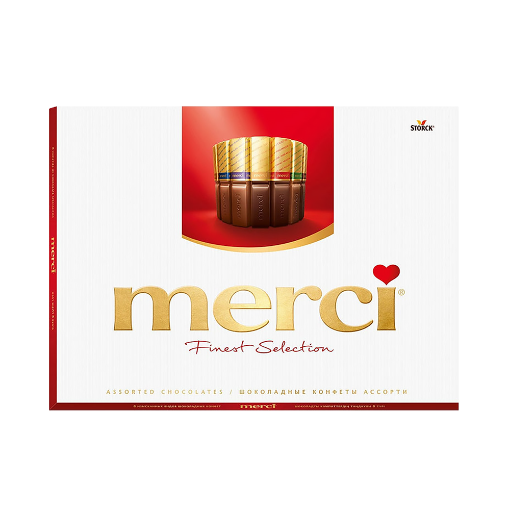 MERCI PRALINE Assort Chocolate 250g - winetime.md
