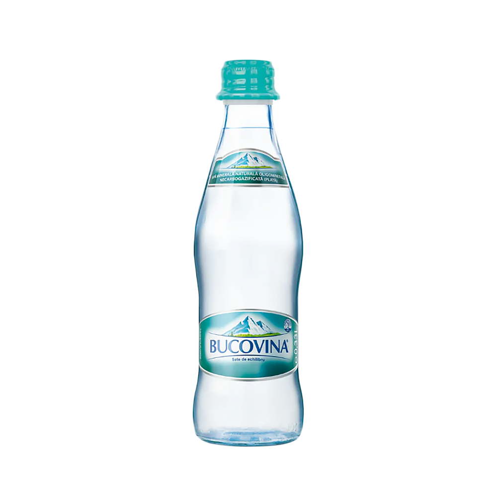 Bucovina Apa minerala naturala plata 330 ml/24/24 - winetime.md
