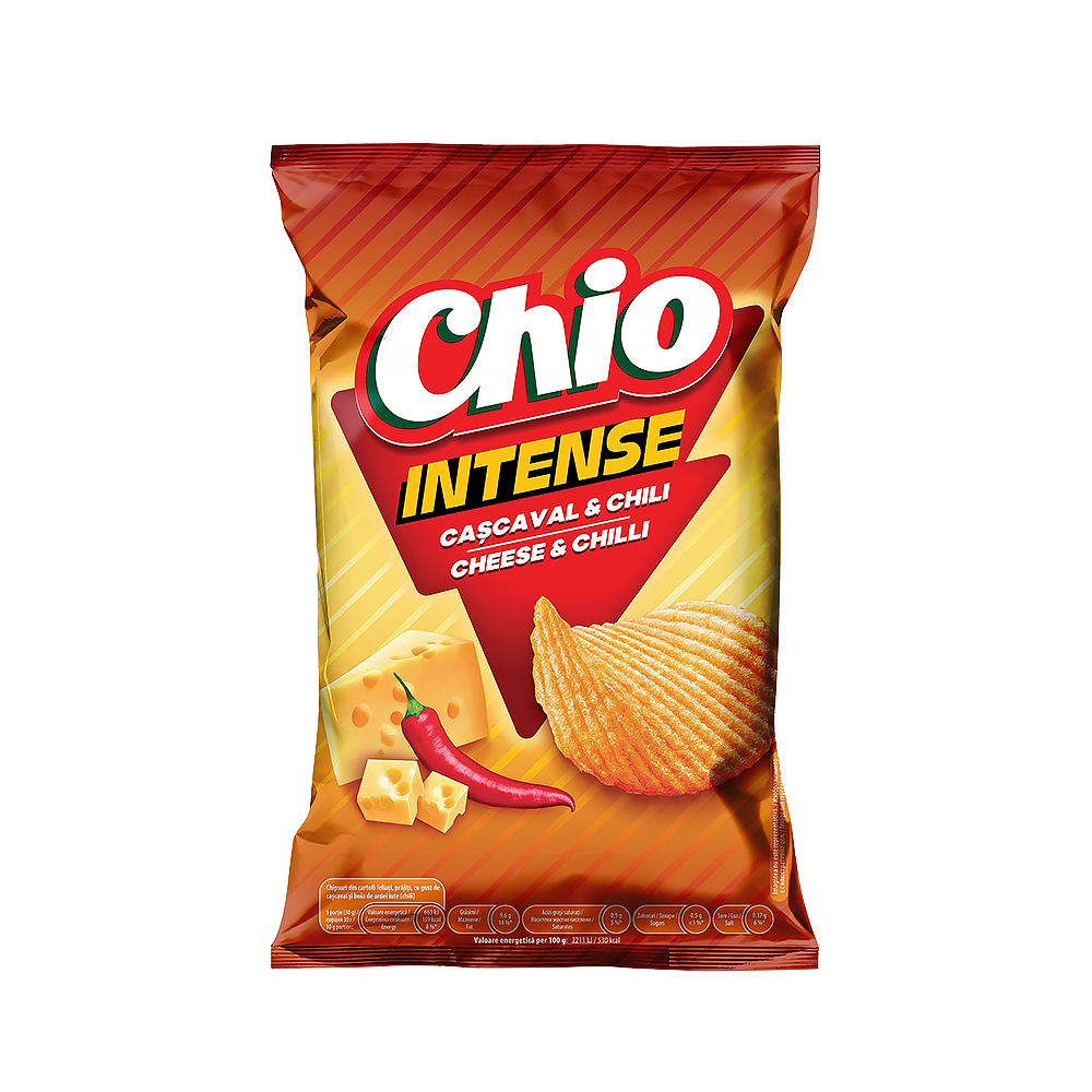 Chio Chips Intense Cascaval & Chili 120g - winetime.md