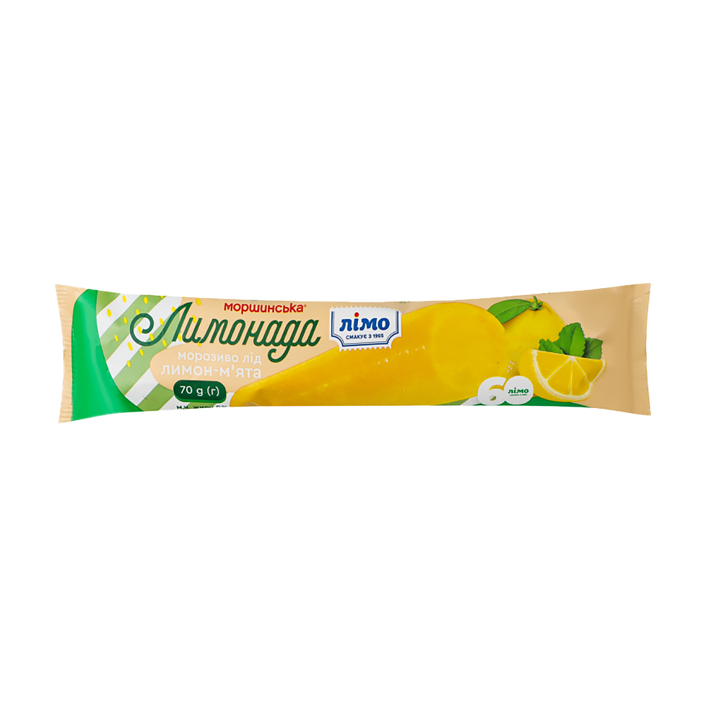 LIMO Inghetata Gheata cu gust de lamaie si menta 70g - winetime.md