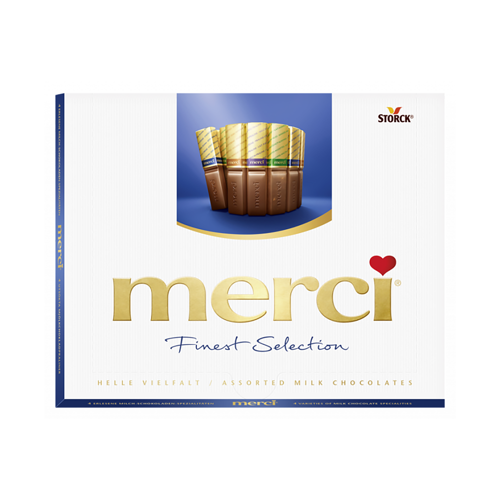 MERCI PRALINE Milk Chocolate 250g - winetime.md