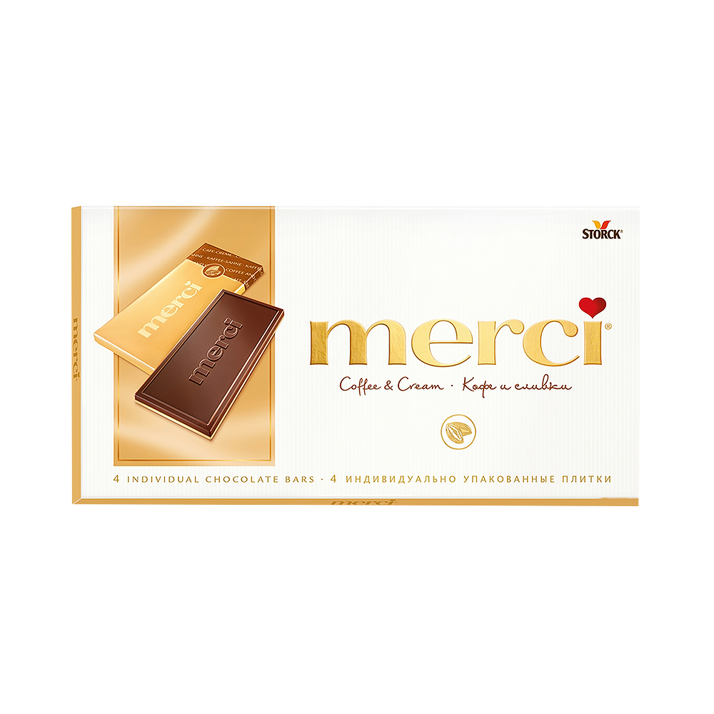 MERCI TABLETA Coffee&Cream 100g - winetime.md