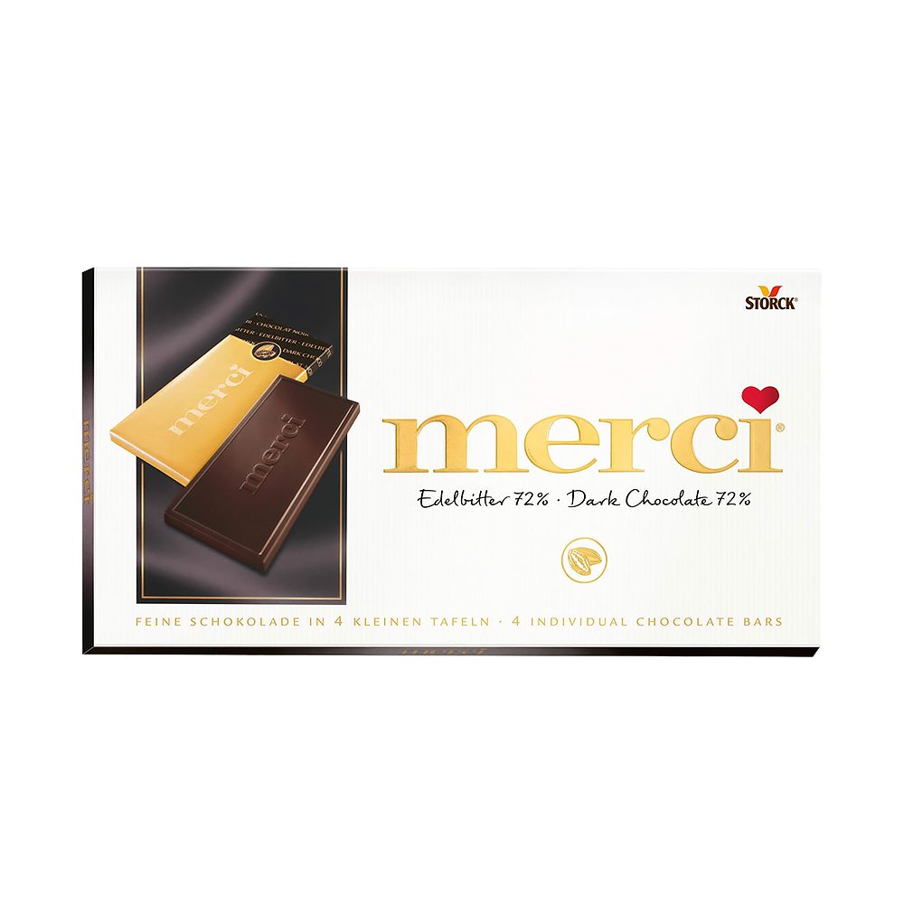 MERCI TABLETA Dark Chocolate 72% 100g - winetime.md
