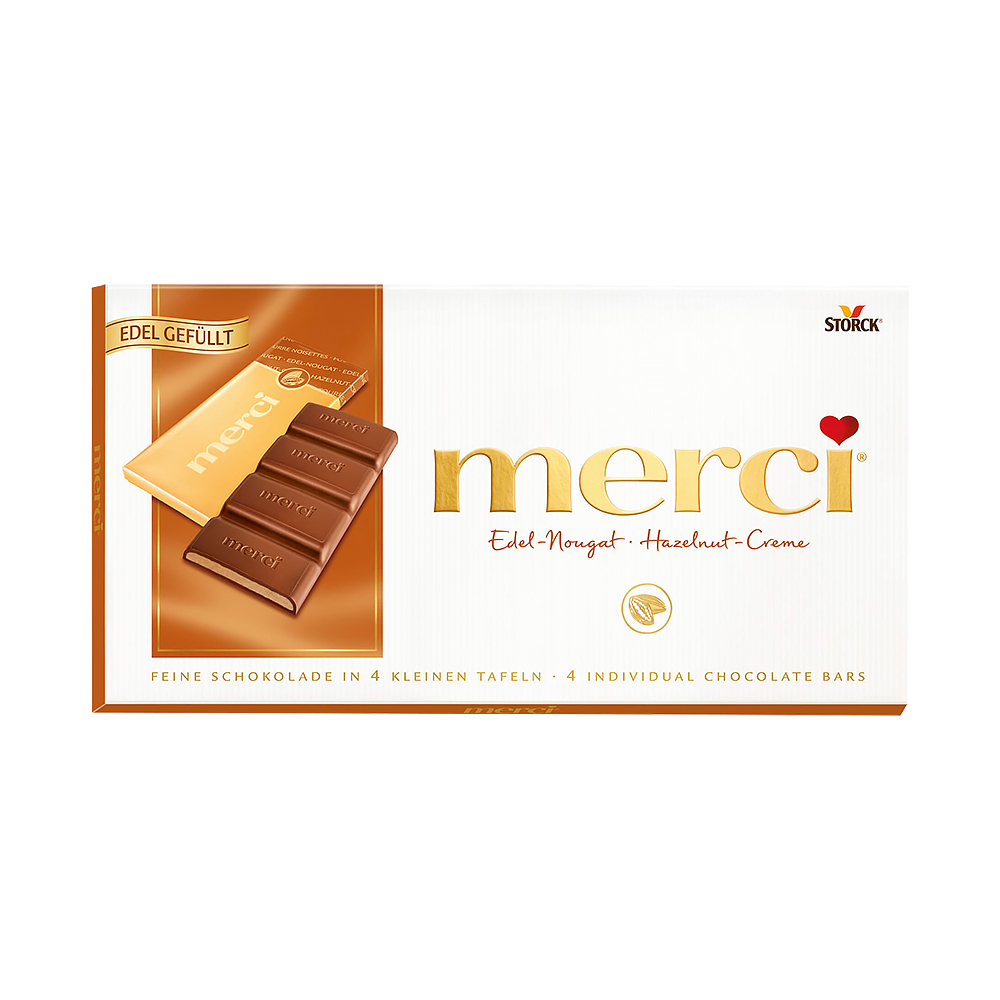 MERCI TABLETA Hazerlnut Cream 112g - winetime.md