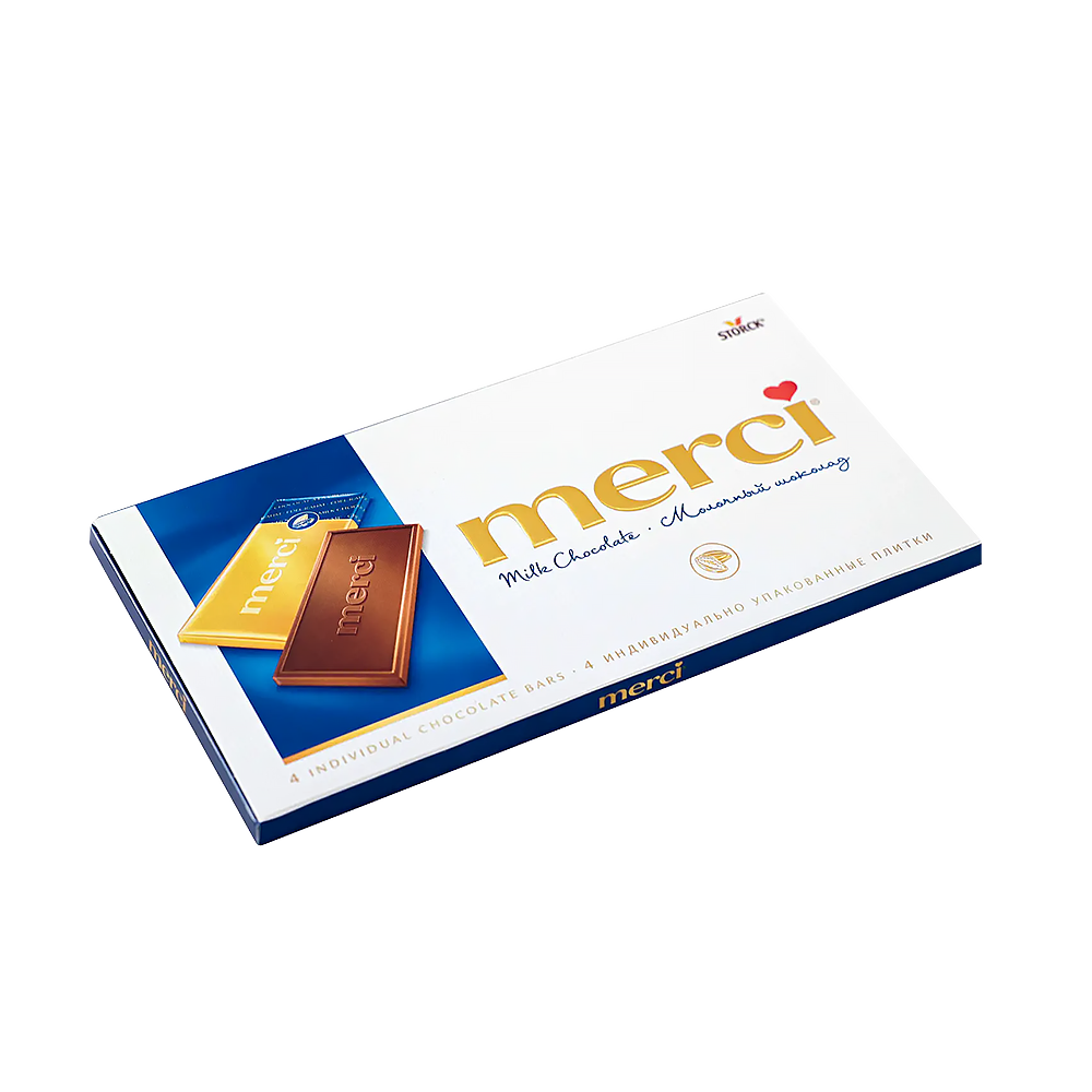MERCI TABLETA Milk Chocolate 100g - winetime.md