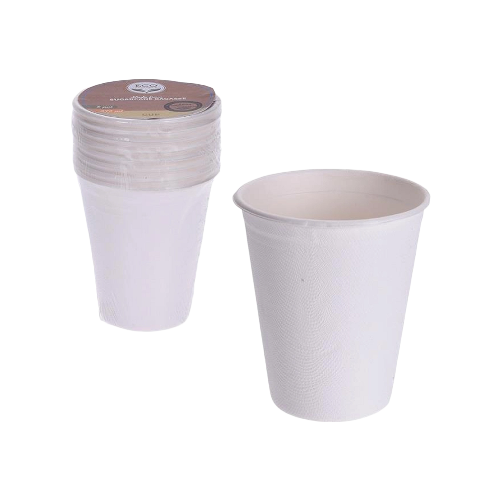 Set pahare de hirtie ECO 8 buc, 275ml - winetime.md