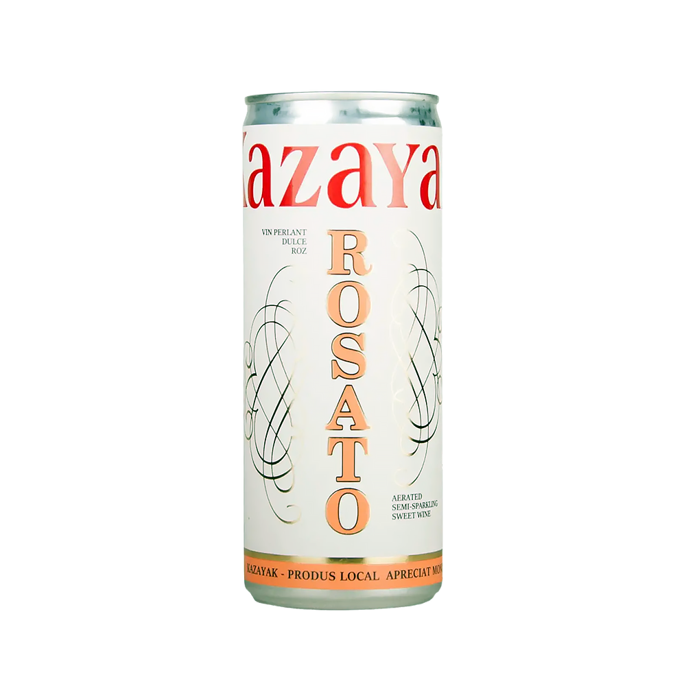 Vin perlant d/dulce roz Kazayak Rosato 0.25 l - winetime.md