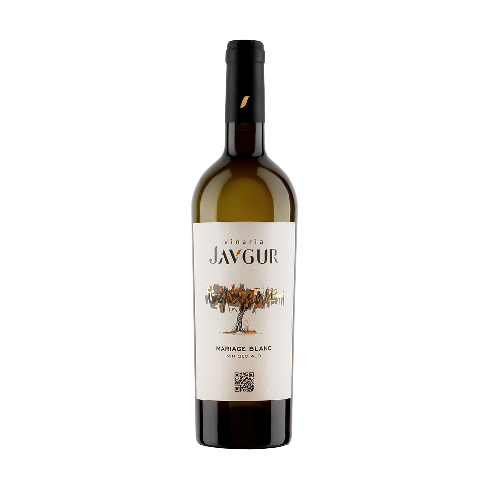 Vinaria Javgur MARIAGE BLANC 2024 Viorica & Pinot Grigio 13.8% alc. White dry wine - winetime.md