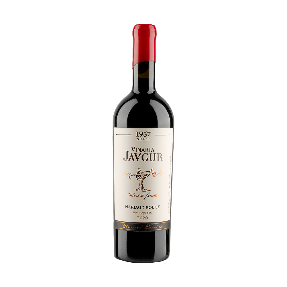 Vinaria Javgur MARIAGE ROUGE 2020 Feteasca Neagra & Merlot 13,5 % alc. Vol. Rouge dry wine - winetime.md