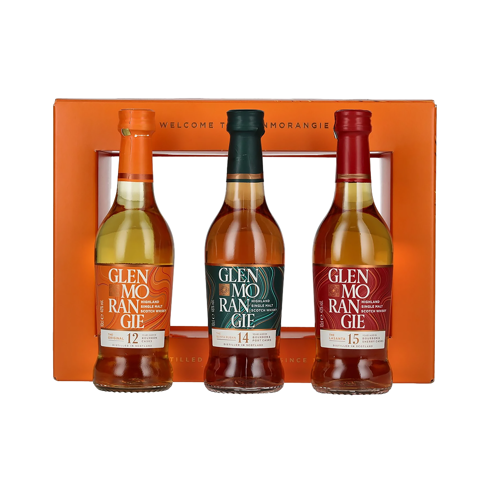 Whisky Glenmorangie Taster 3*100ml (Original 12y, Quinta 14y, Lasanta 15y) - winetime.md