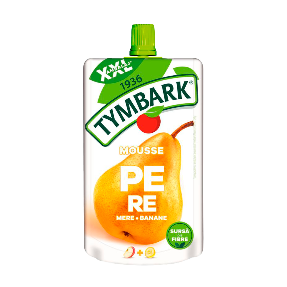 Tymbark Mousse pere-mere-banane 200g - winetime.md