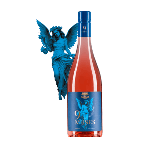 Vin Castel Mimi 9 MUSES Merlot Rose 0.75l - winetime.md