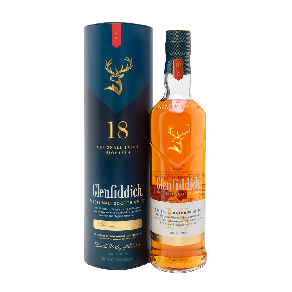 Whisky Glendfiddich 18 y.o. 0.7 L - winetime.md