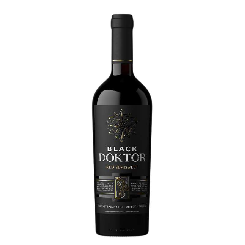 Bostavan Black Doktor vin rosu d/d 0.75 L - winetime.md