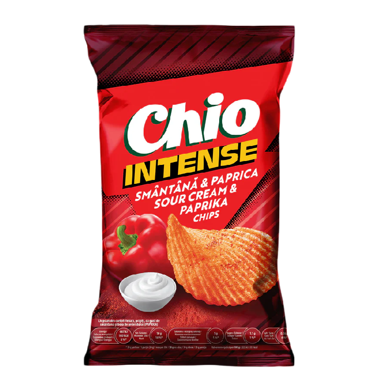 CHIO Chips Intense Paprika 120g - winetime.md