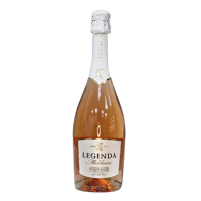 Legenda Moldovei Vin Spumant dulce roz Pinot Noir 0.75 L - winetime.md