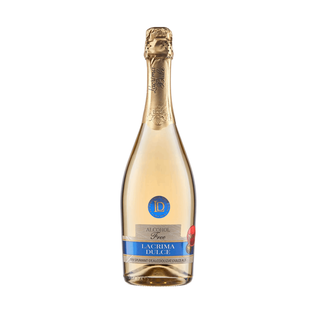 Cricova Alcohol Free Vin Spumant dealcoolizat alb dulce 0.75 L - winetime.md