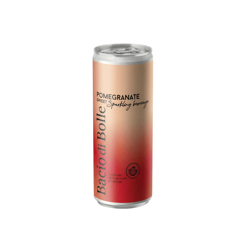 Bacio di Bolle Coctail Pomegranate 0.25 L SET 9+3 STICLE - winetime.md
