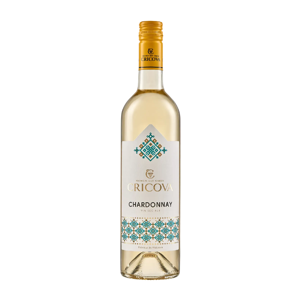 Cricova National Chardonnay Vin alb sec 0.75 L - winetime.md