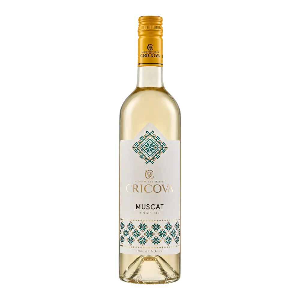 Cricova National Muscat Vin alb sec 0.75 L - winetime.md