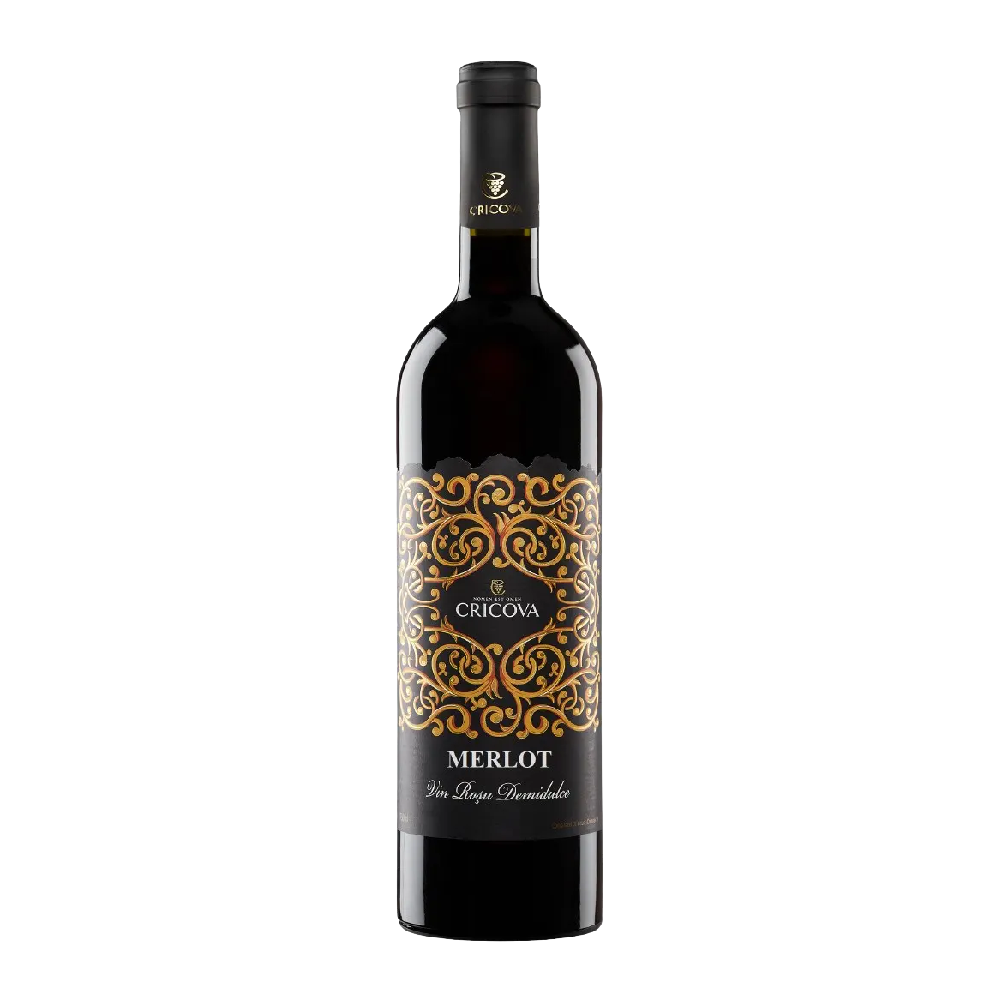 Cricova Ornament Merlot Vin rosu demidulce 0.75 L - winetime.md
