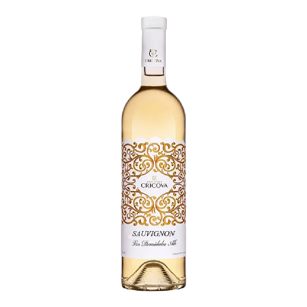 Cricova Ornament Sauvignon Vin alb demidulce 0.75 L - winetime.md
