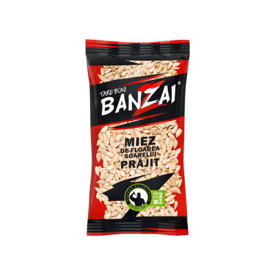 Miez prajit de flarea soarelui  Banzai  55g - winetime.md