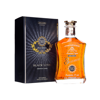 Brandy Armenesc GOLDEN, varsta 10 ani in cutie de cadou, 40% alcool - winetime.md