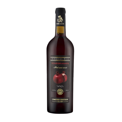 Vin Armenesc Rosu DemiDulce de rodii, 0.75l. 12% alcool - winetime.md
