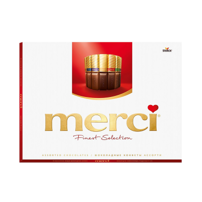 MERCI PRALINE Assort Chocolate 250g - winetime.md