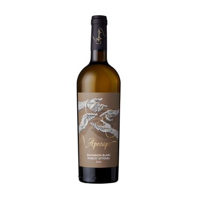 Aproape Vin Alb sec, Sauvignon Blanc Muscat Ottonel 0.75 l - winetime.md