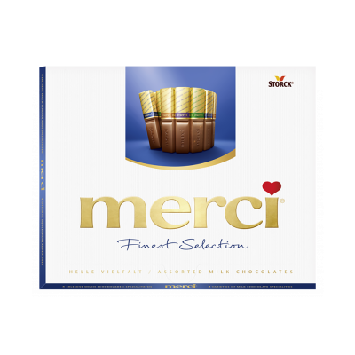 MERCI PRALINE Milk Chocolate 250g - winetime.md