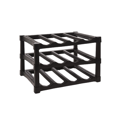Suport de 12 sticle 3 nivele EH, 39X30X25cm, plastic - winetime.md