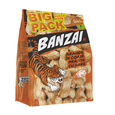 Arahide in coaja Banzai 170gr New - winetime.md