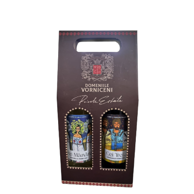 Set Domeniile Vorniceni, Trei mindri sec alb, Cei Trei sec rosu 0.75 L - winetime.md