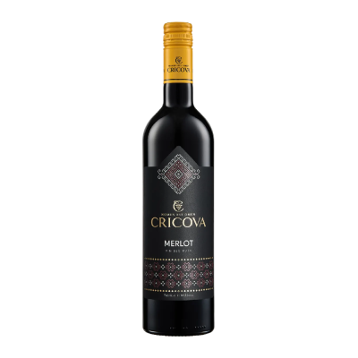 Cricova National Merlot Vin rosu sec 0.75 L - winetime.md